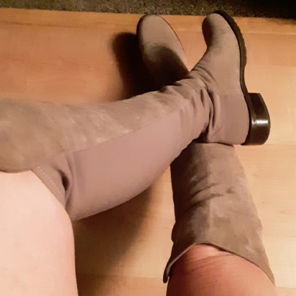 Stuart Weitzman Shoes - 50/50 Taupe Stuart Weitzman Boots